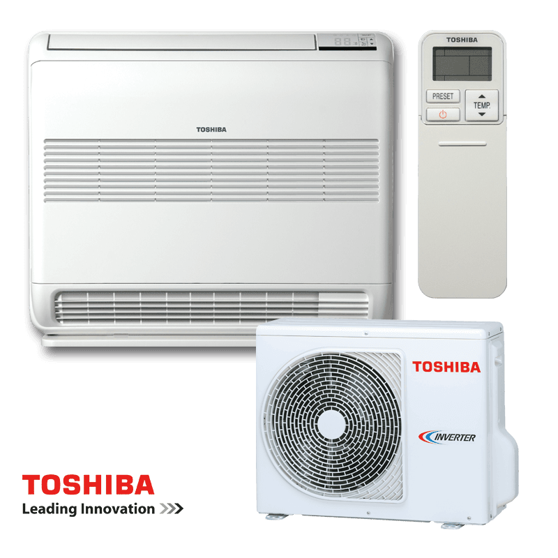 Инверторен климатик Toshiba Bi-flow RAS-B13J2FVG-E1 + RAS-13J2AVSG-E - подов тип